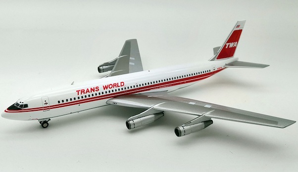 Boeing 707-331B TWA with stand | Modelsnavigator.com